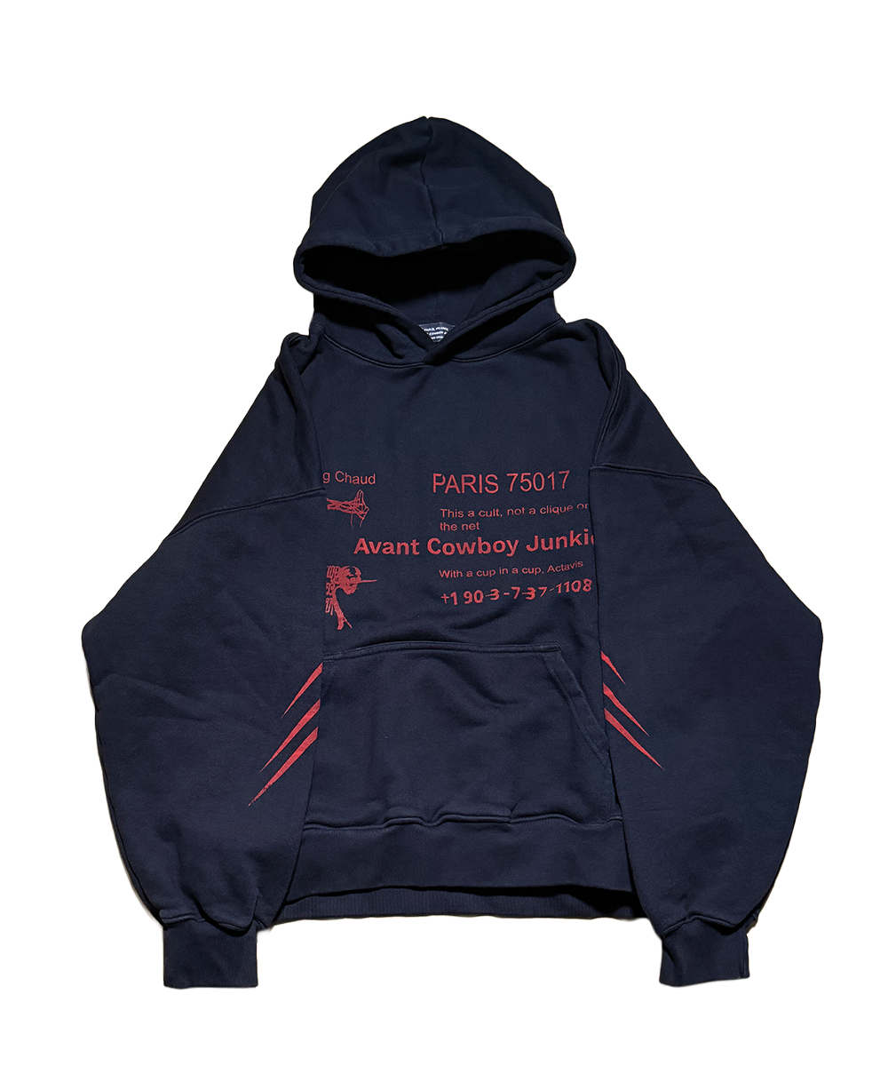 1 of 1 Avant Cowboy Junkie 75017 Hoodie Black/Red