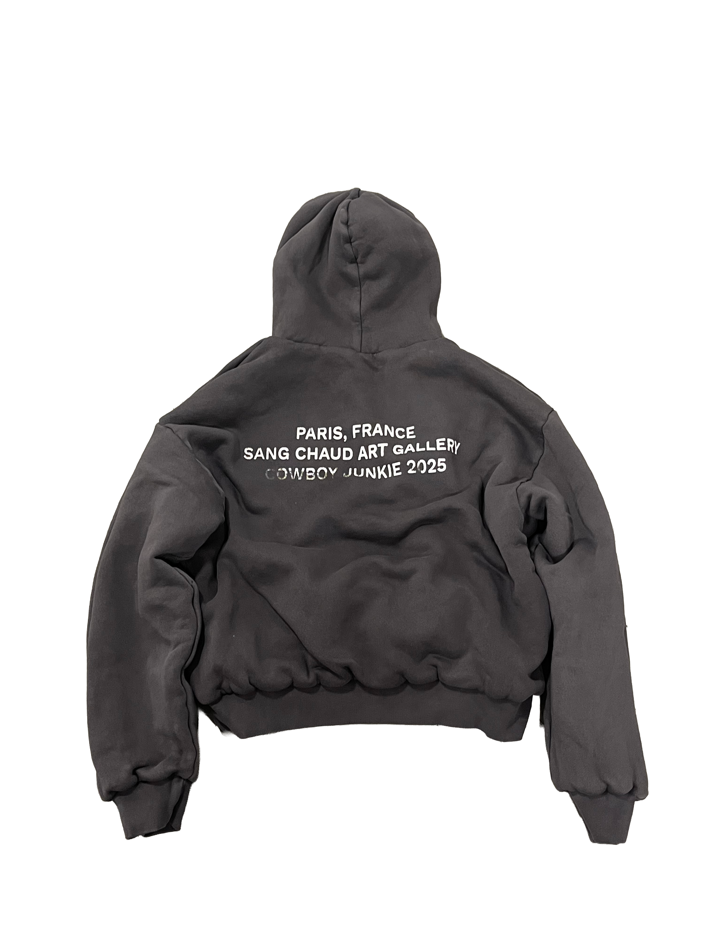 1 OF 1 SANG CHAUD ART GALLERY 1000 GSM BIDEN SECURITY DOUBLE HOODIE
