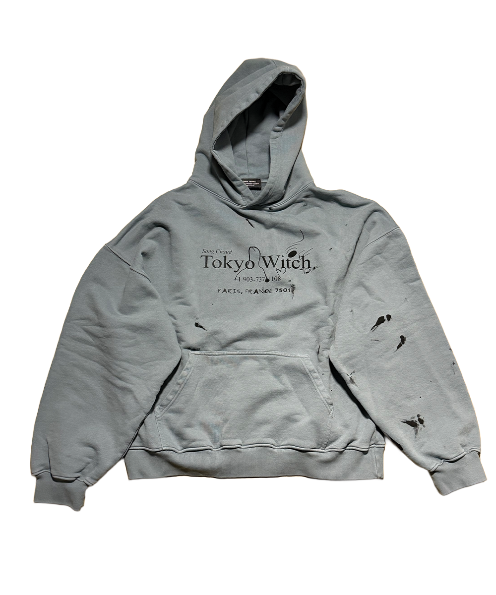 1 of 1  Tokyo Witch Hoodie Light Grey/Black