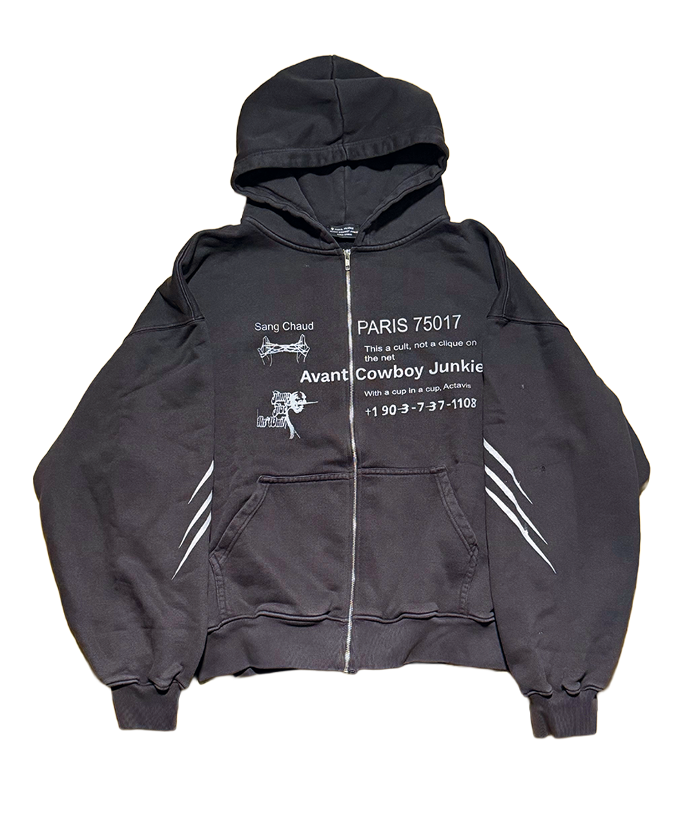 1 of 1 Avant Cowboy Junkie 75017 Zip Hoodie