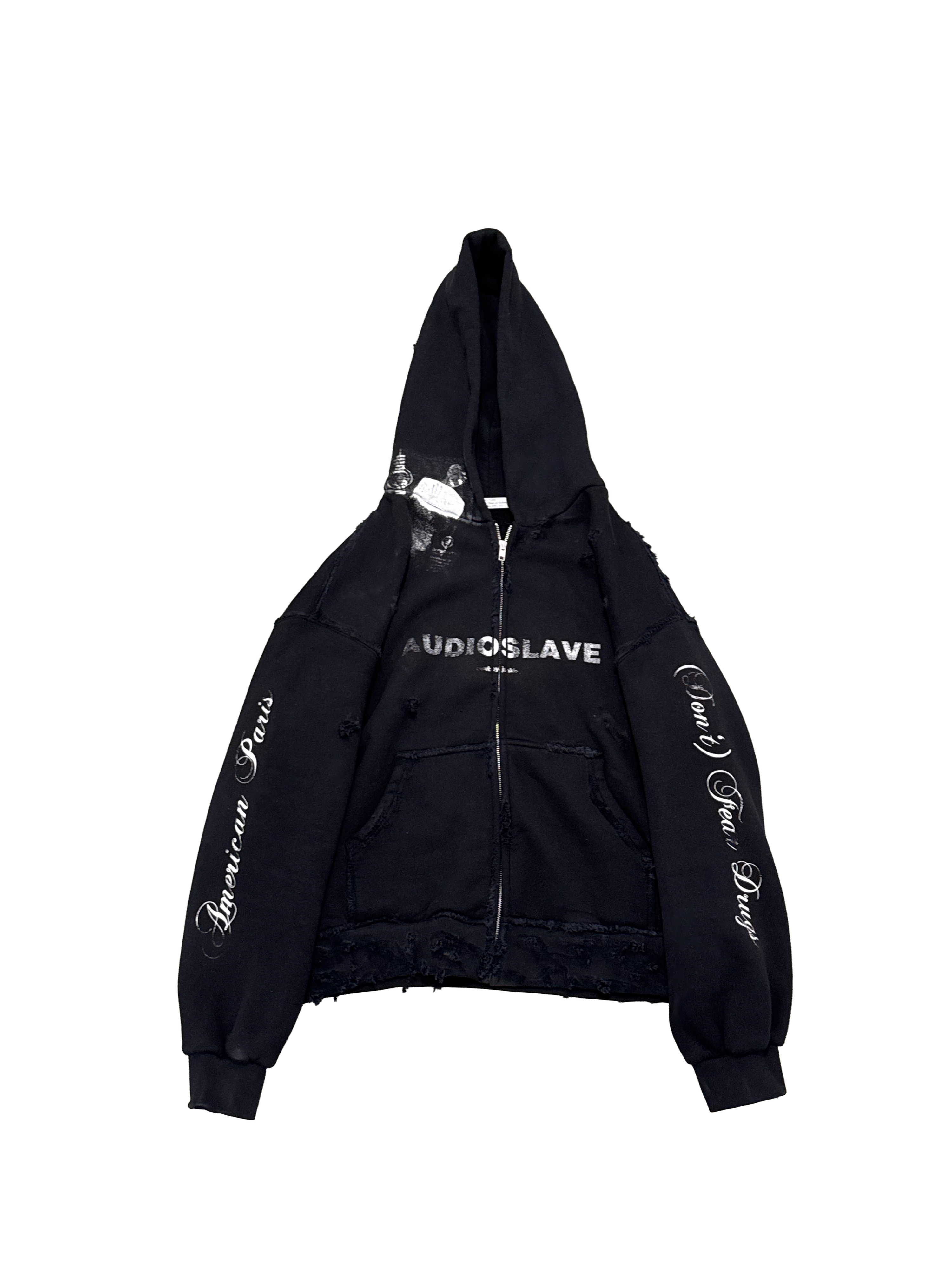 1 OF 1 SANG CHAUD ART GALLERY COWBOY JUNKIE AUDIOSLAVE ZIP HOODIE