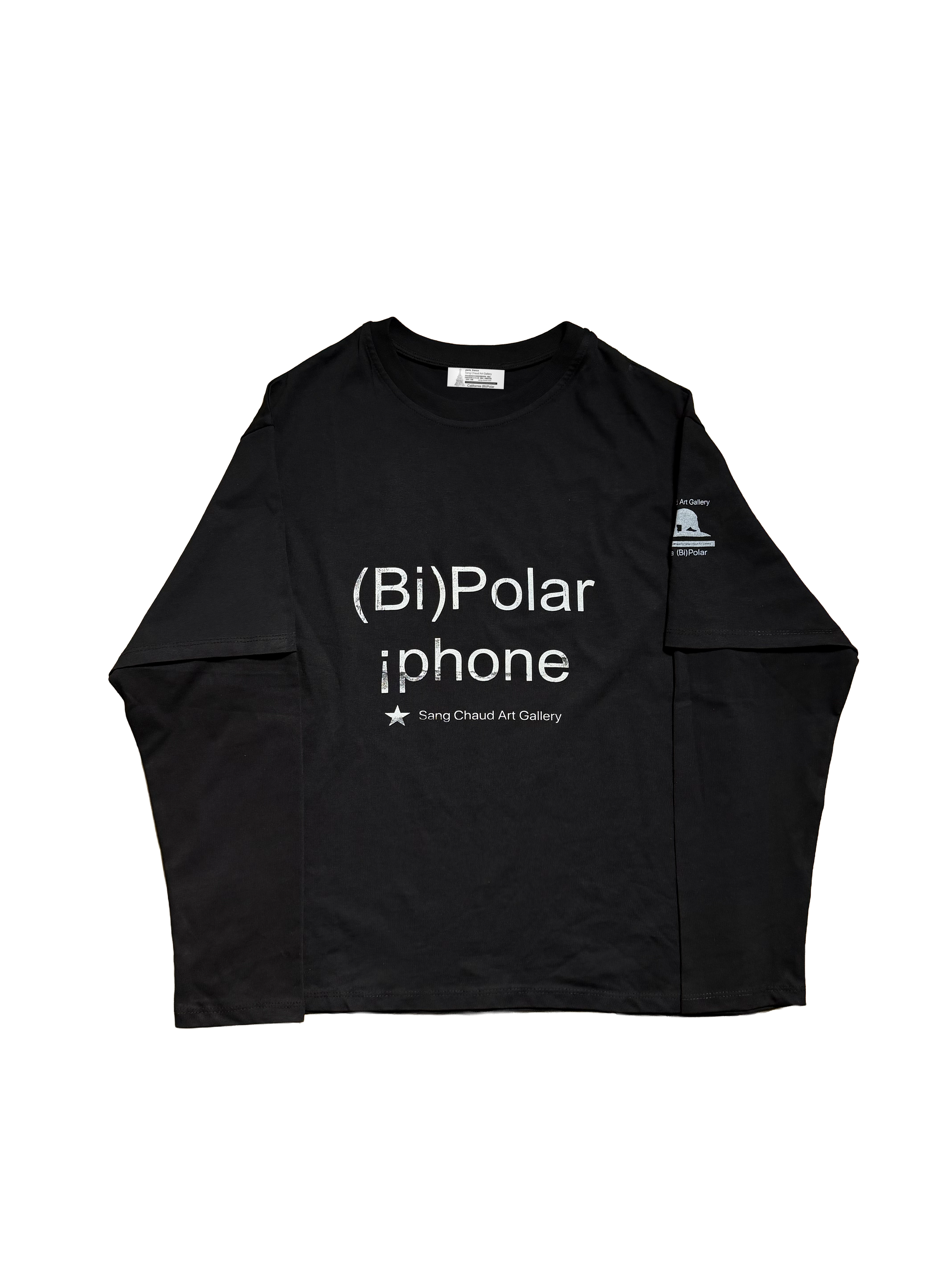1 of 1 Sang Chaud Art Gallery  California (Bi)Polar !phone Longsleeve