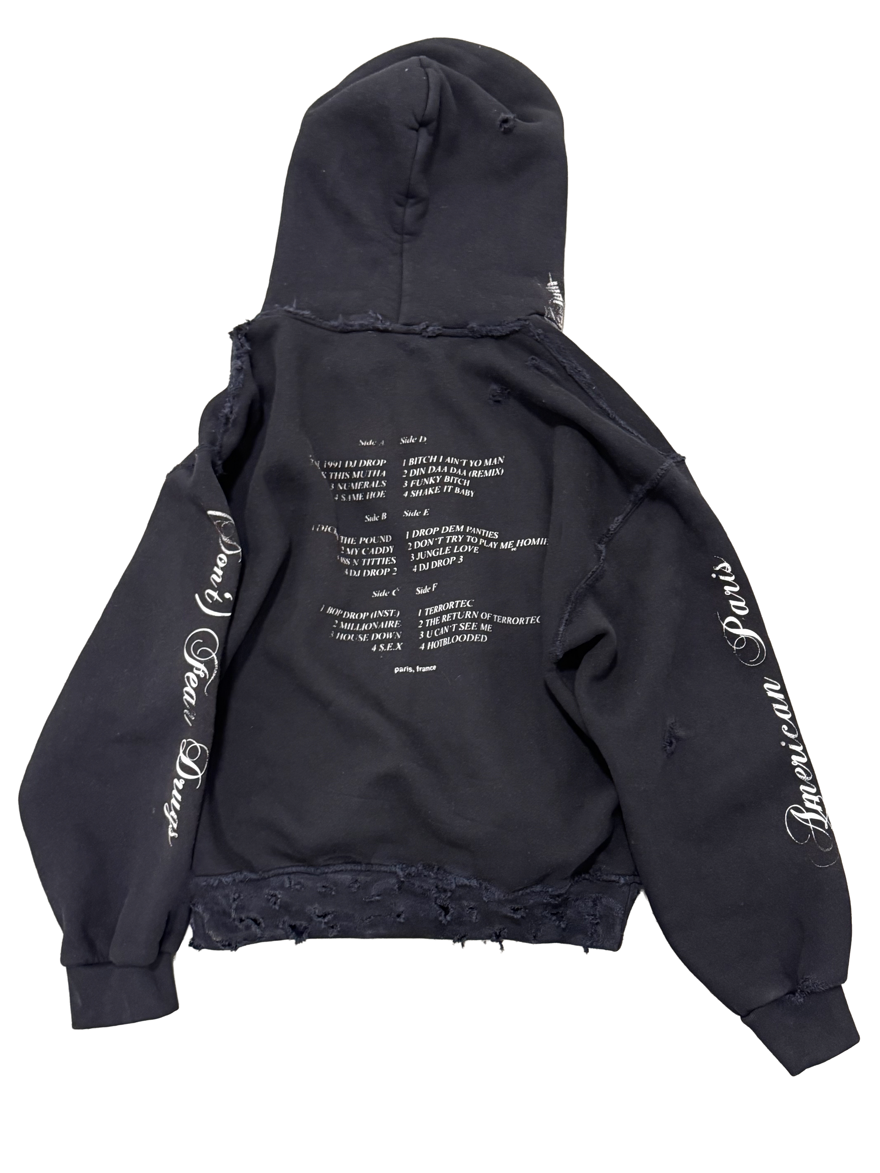 1 OF 1 SANG CHAUD ART GALLERY COWBOY JUNKIE AUDIOSLAVE ZIP HOODIE