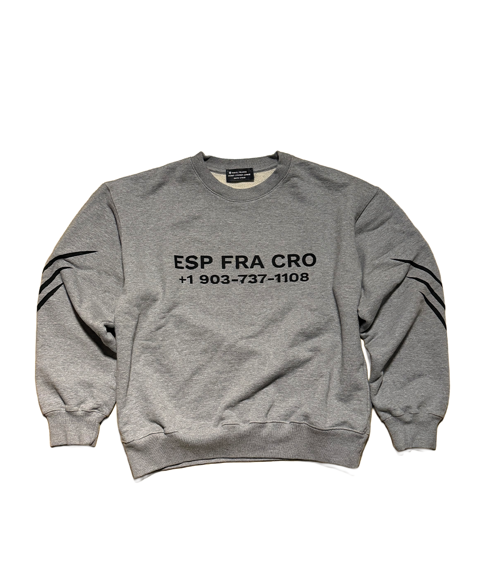 1 of 1 ESP FRA CRO Sweater Grey