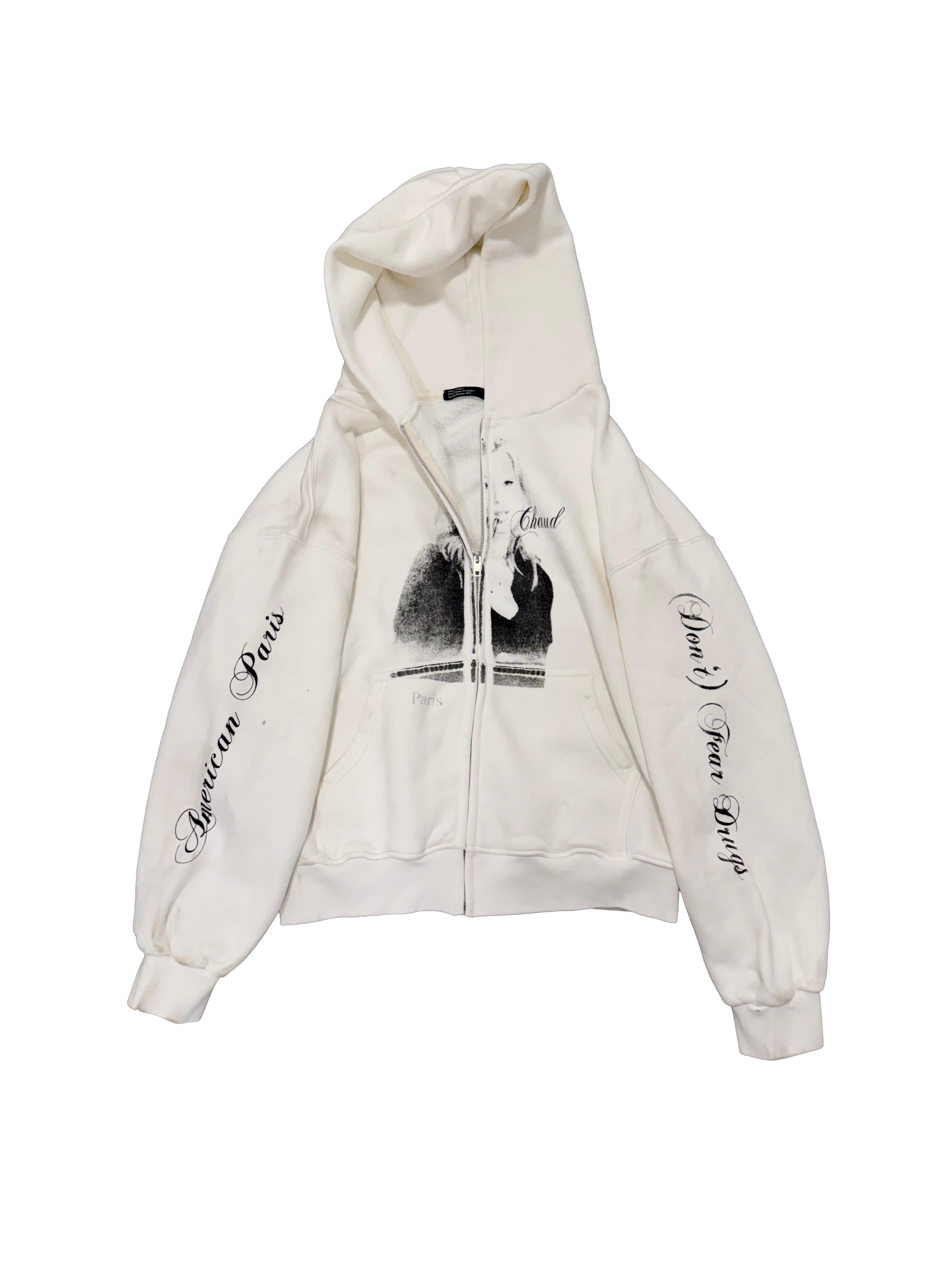 SANG CHAUD ART GALLERY PARIS ZIP HOODIE