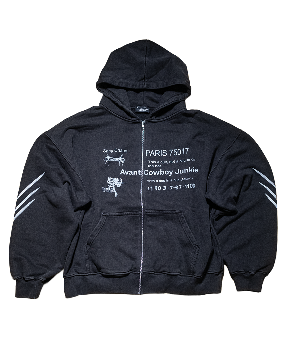 1 of 1 Avant Cowboy Junkie 75017 Zip Hoodie
