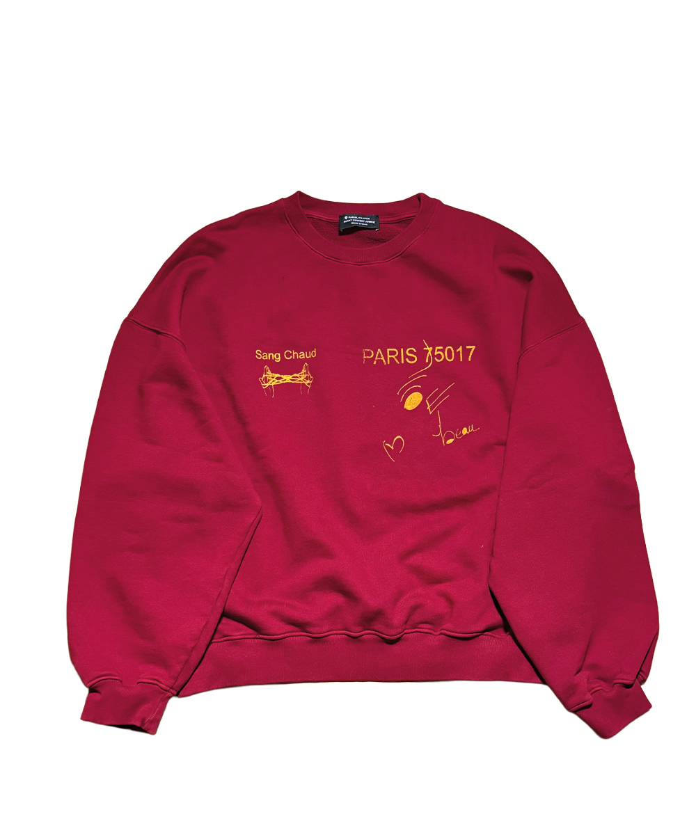 1 of 1 Sang Chaud 75017  Sweater Red