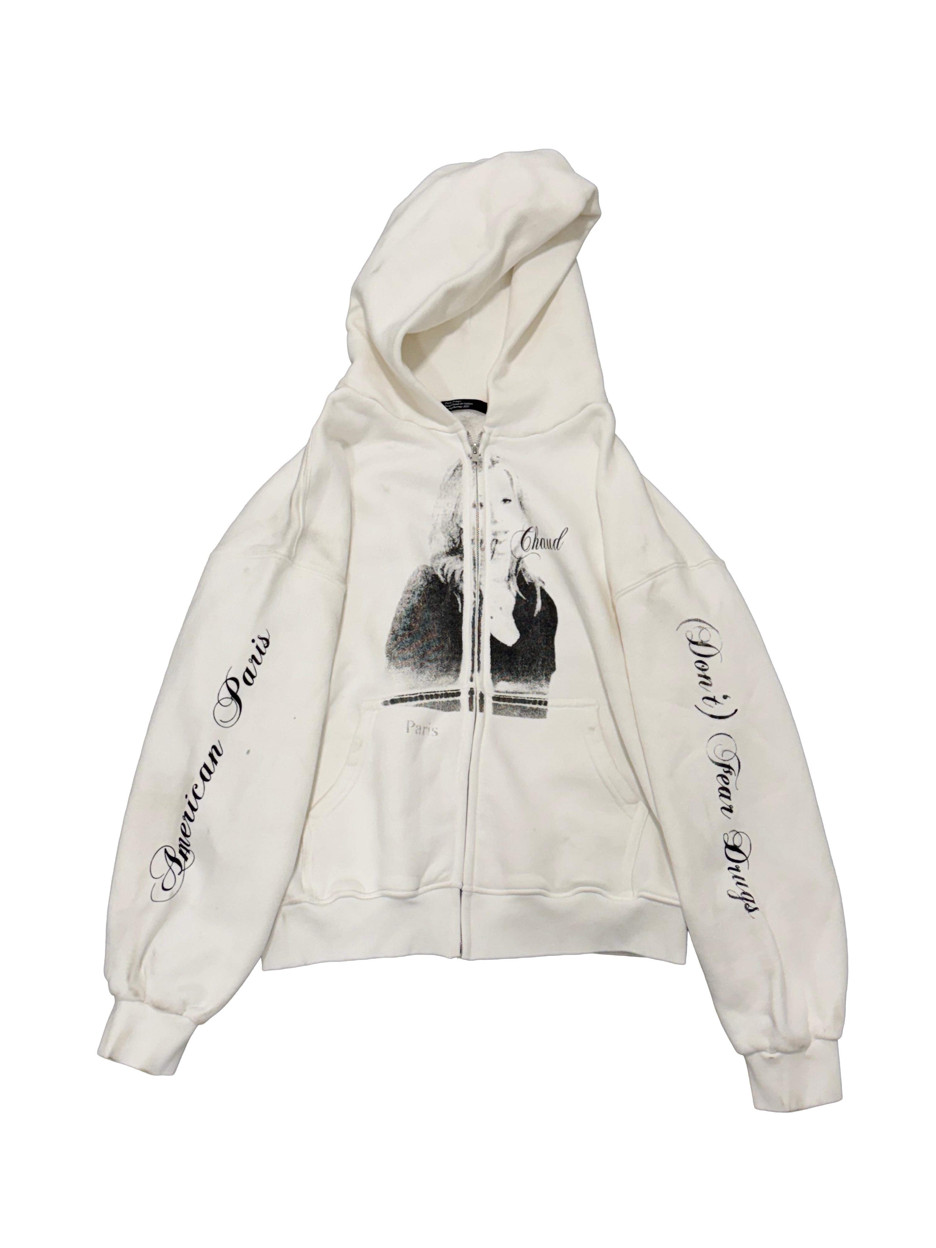 SANG CHAUD ART GALLERY PARIS ZIP HOODIE