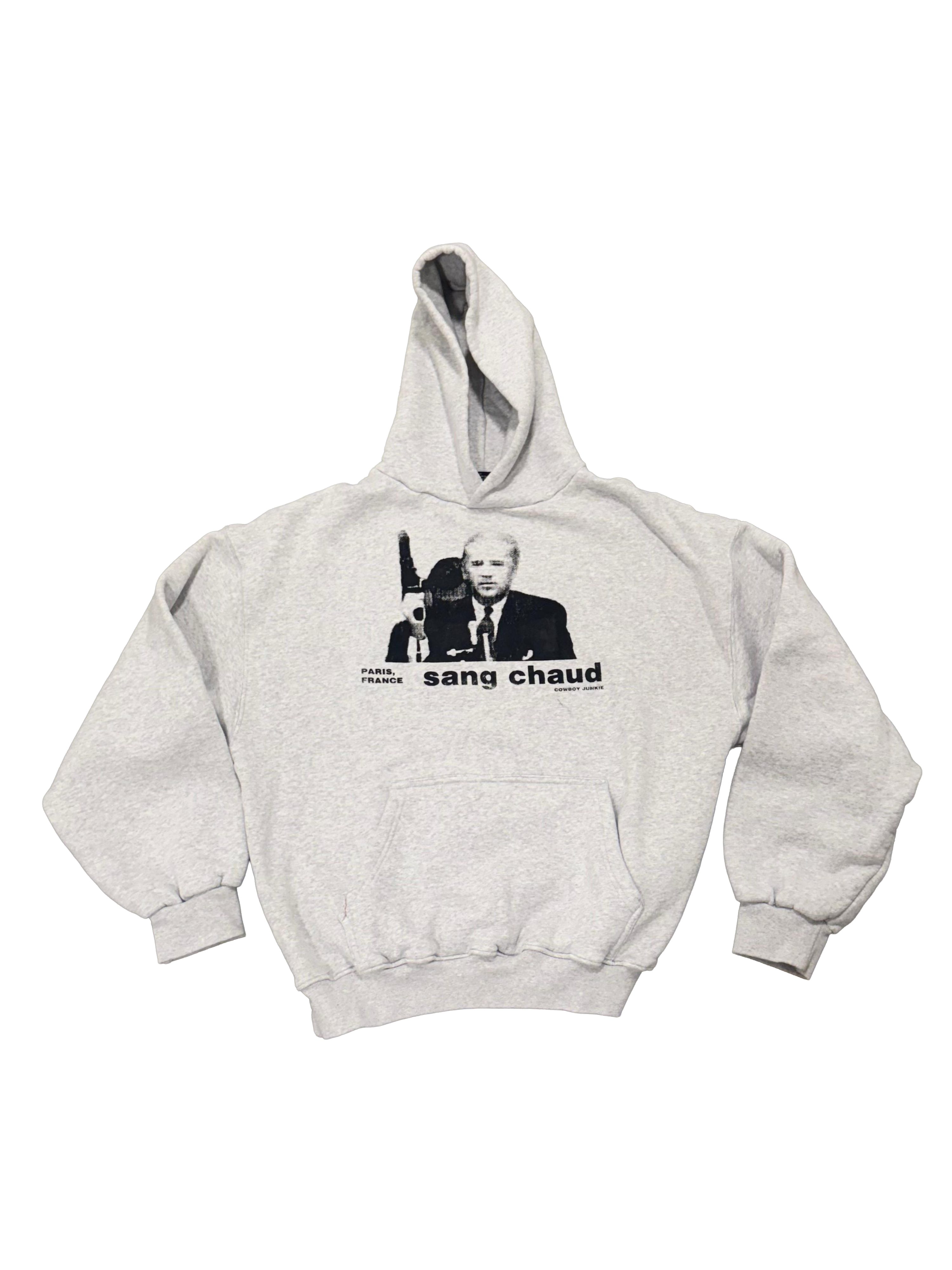 1 OF 1 SANG CHAUD ART GALLERY COWBOY JUNKIE BIDEN HOODIE