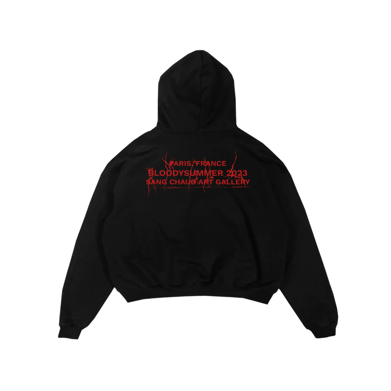 MISERY LOVES COMPANY HOODIE BLACK/RED