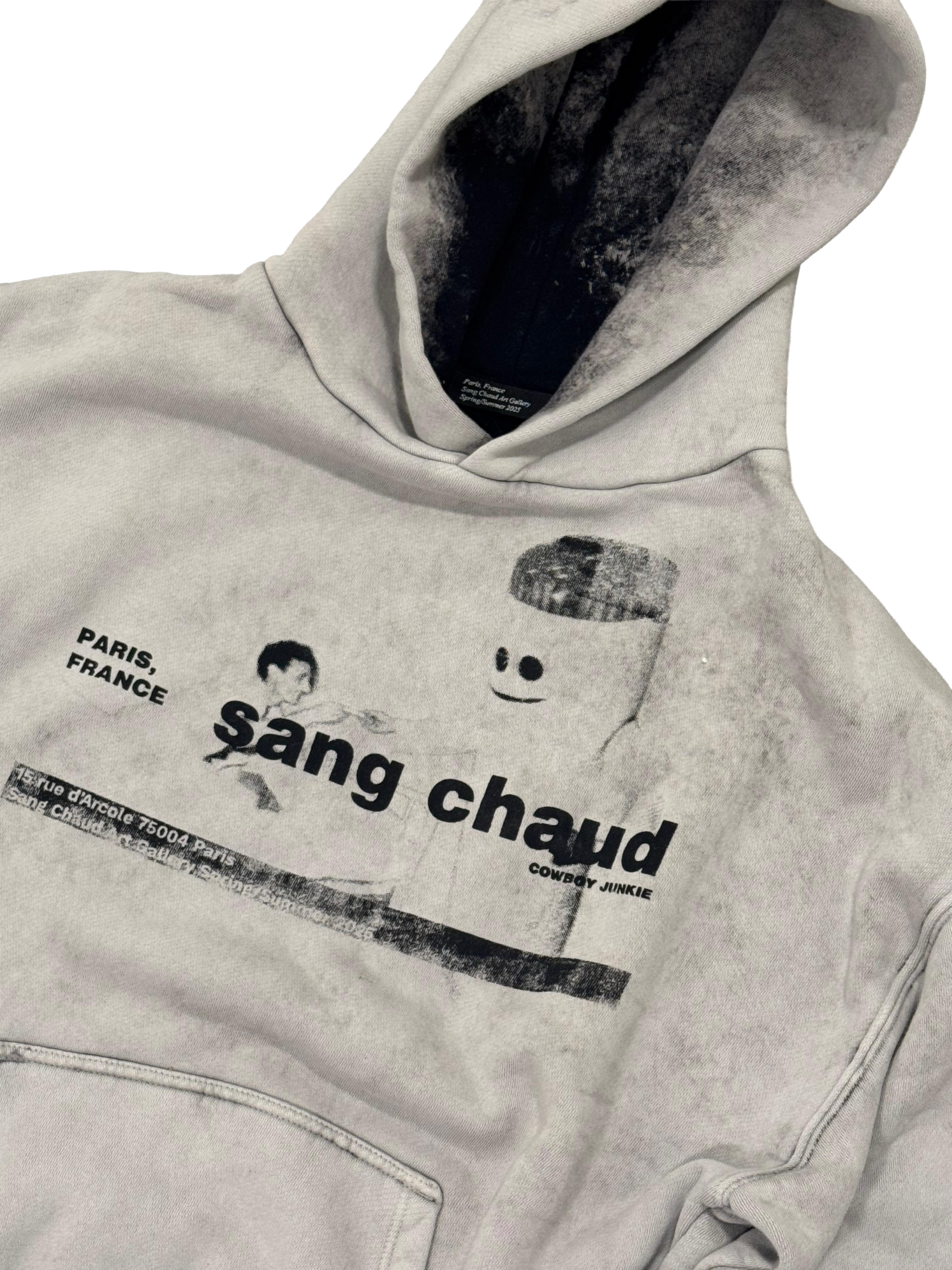 1 OF 1 SANG CHAUD ART GALLERY COWBOY JUNKIE CIGARETTE HOODIE