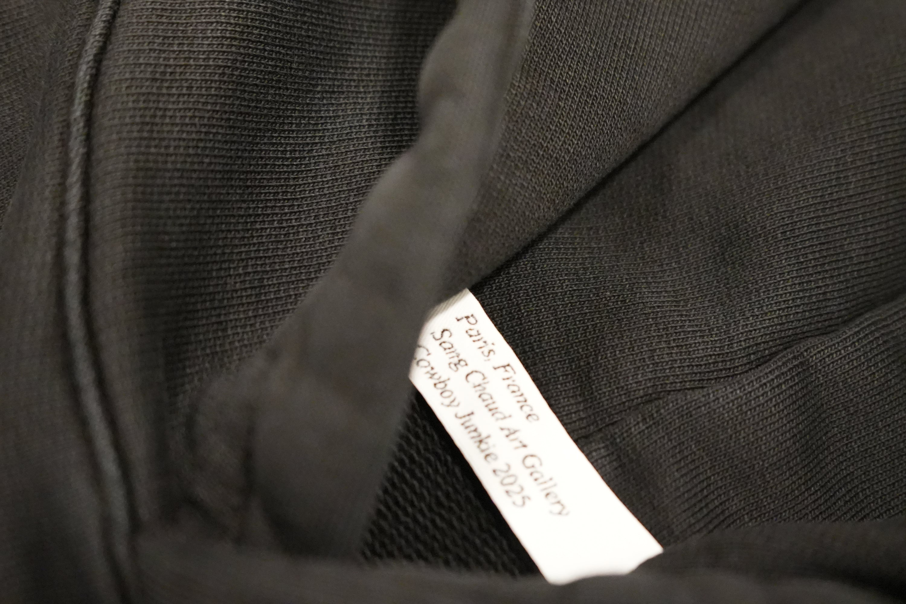 1 OF 1 SANG CHAUD ART GALLERY AMERICAN PARIS HOODIE BLACK