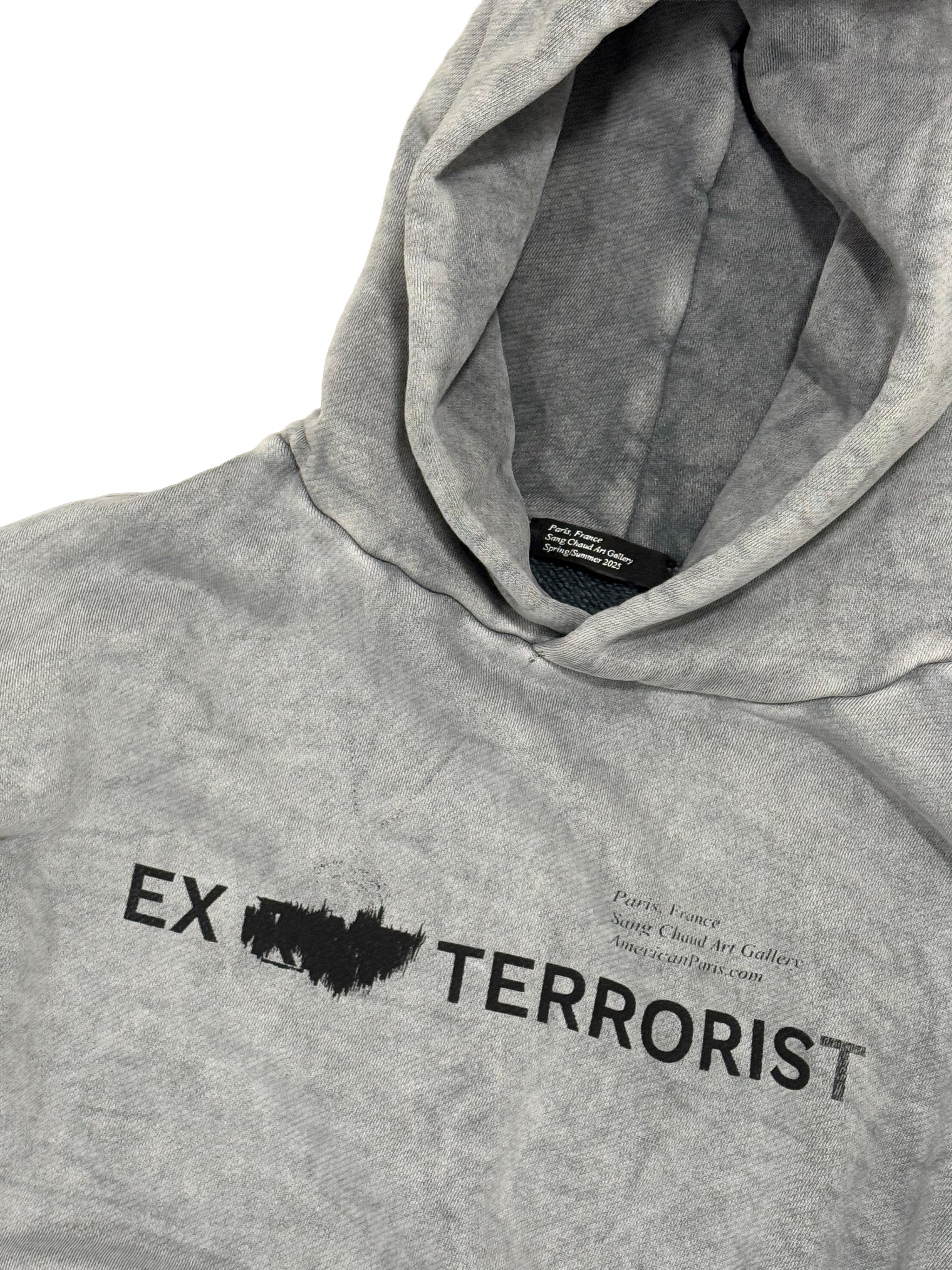 1 OF 1 SANG CHAUD ART GALLERY EX TERRORIST HOODIE