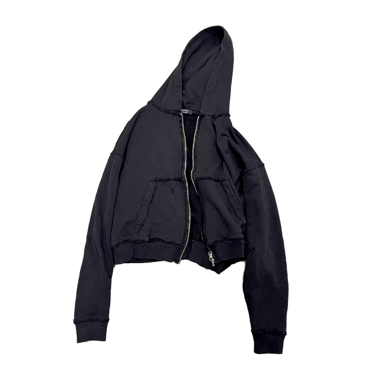 1 of 1 Sang Chaud Cropped Zip Hoodie Sample