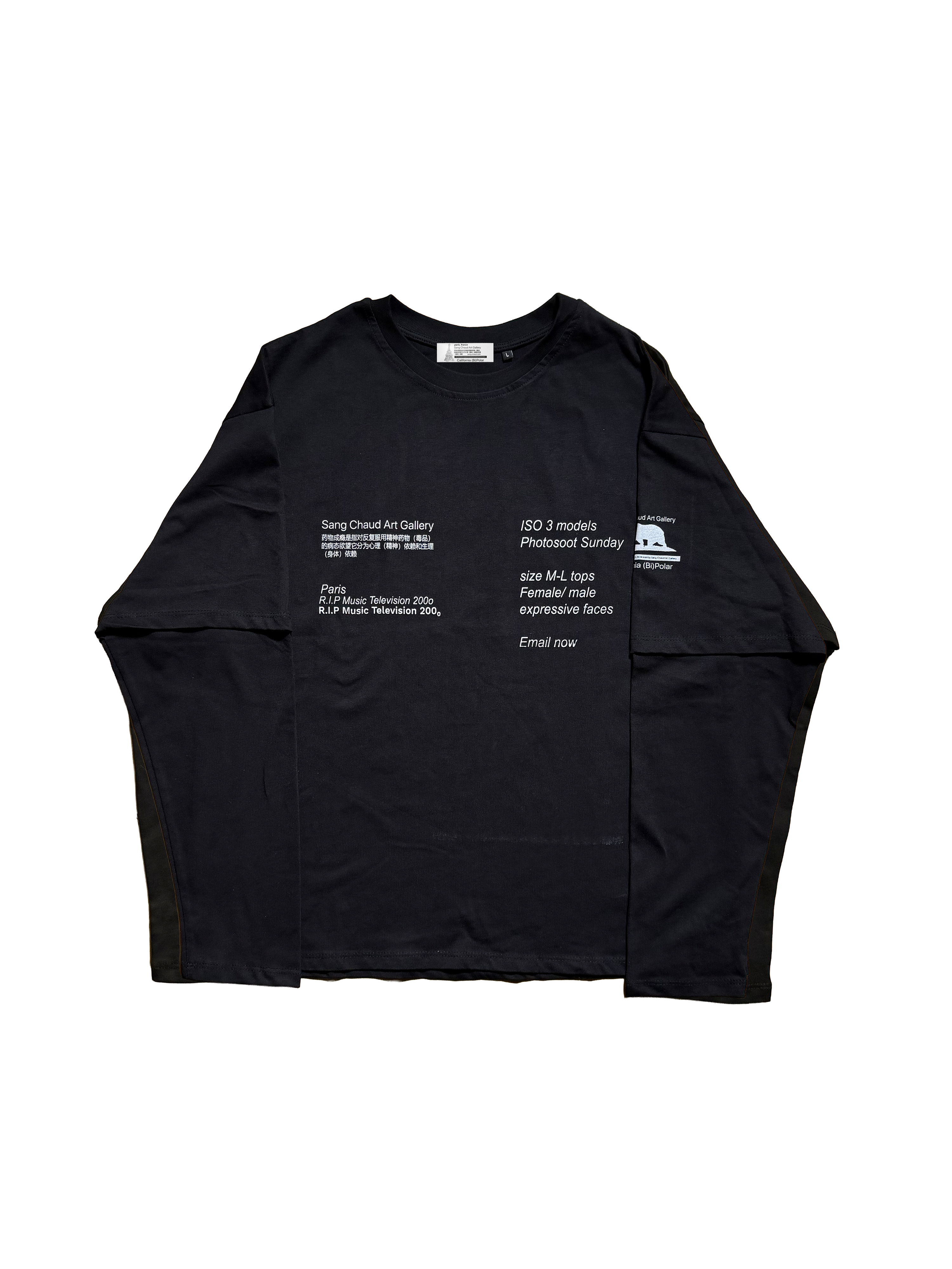 1 of 1 Sang Chaud Art Gallery ISO 3 MODELS Longsleeve