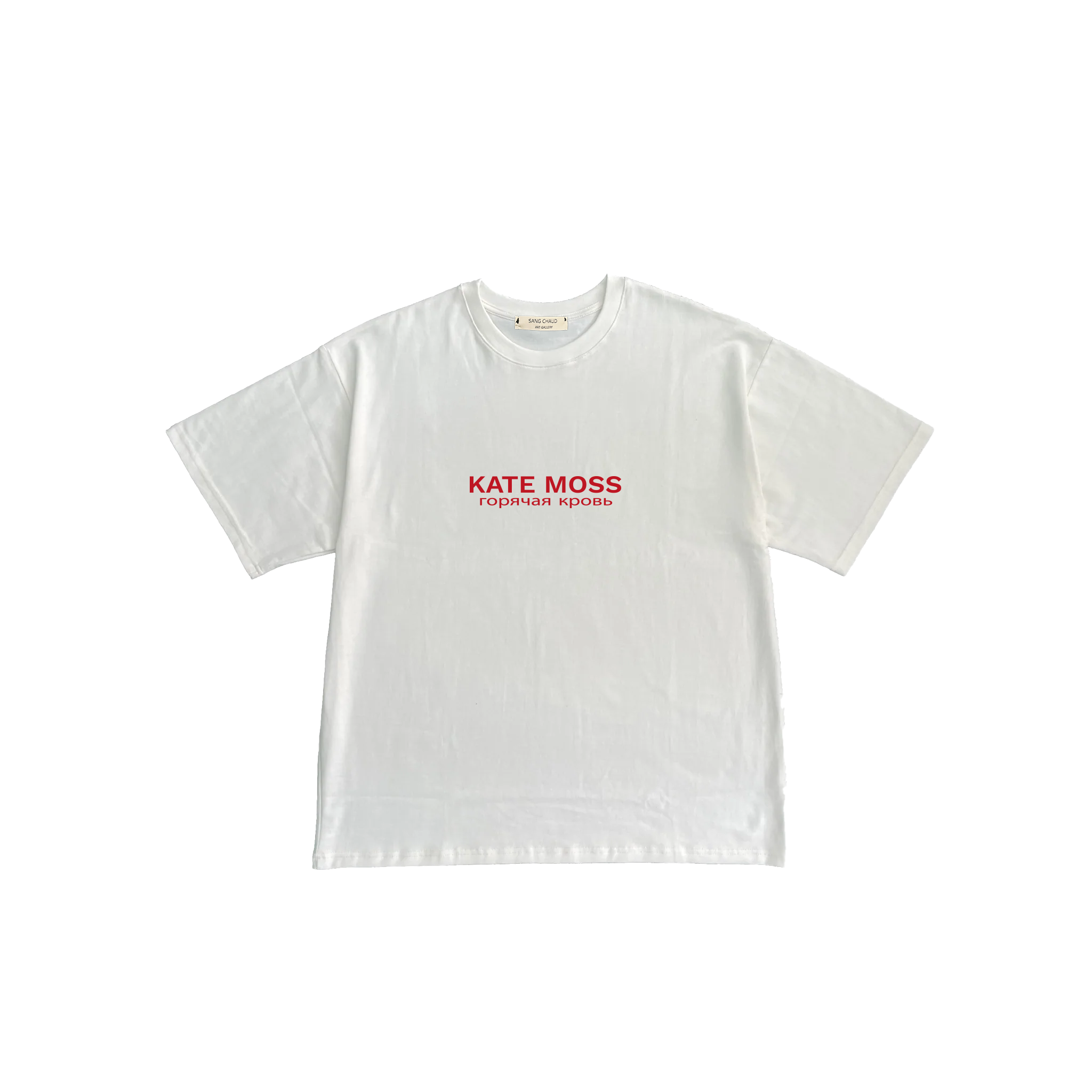 KATE MOSS T-SHIRT WHITE/RED