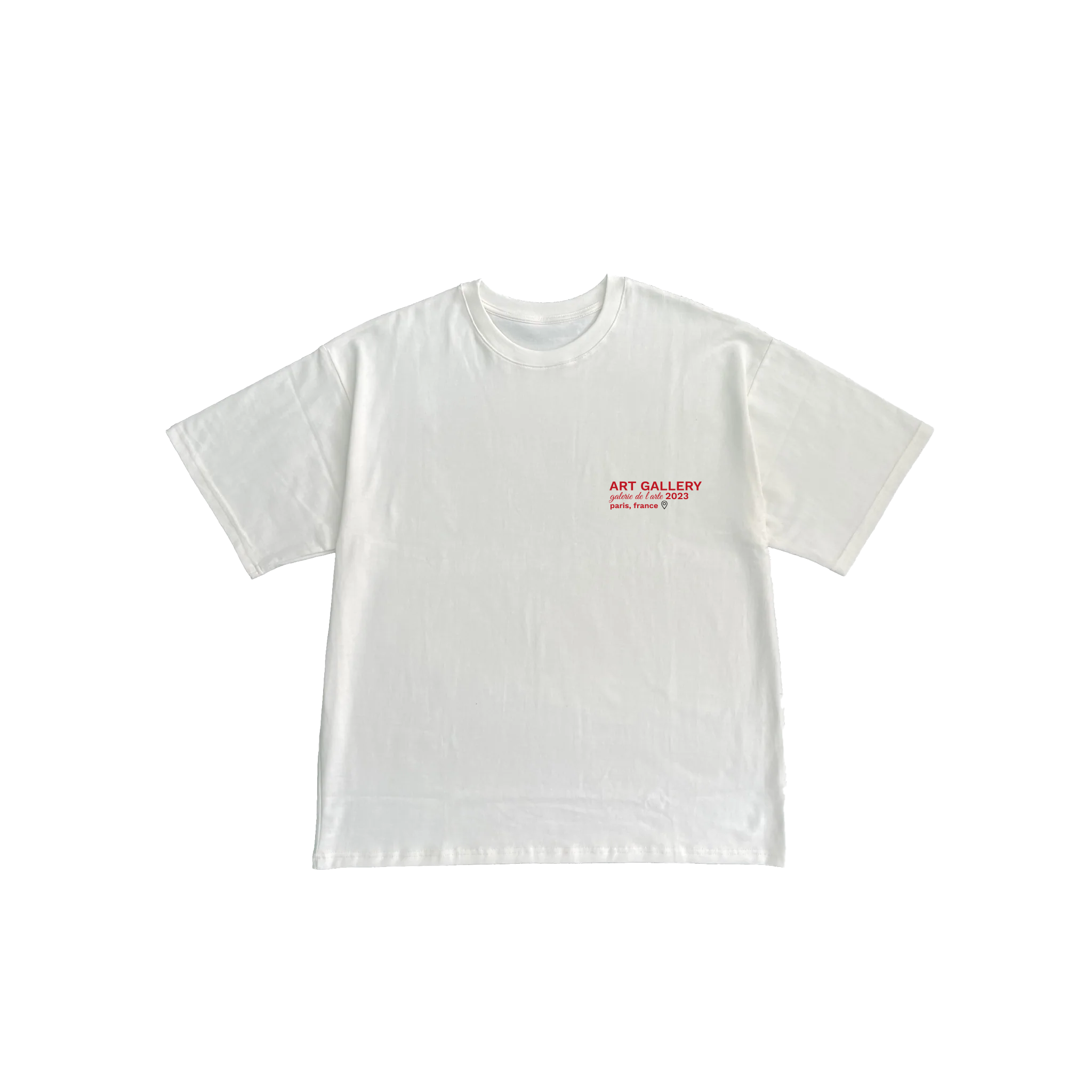 LOGO T-SHIRT WHITE/RED
