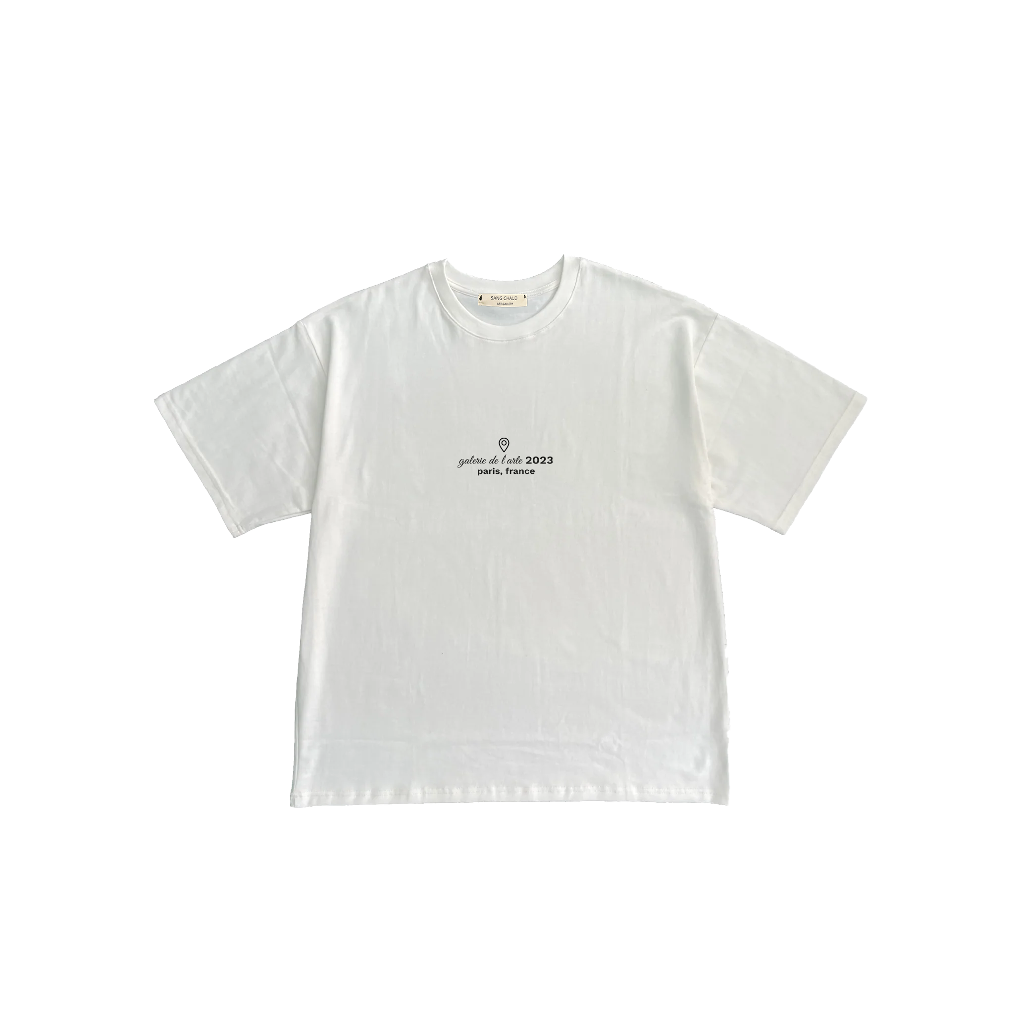 PARIS, FRANCE T-SHIRT WHITE/BLACK