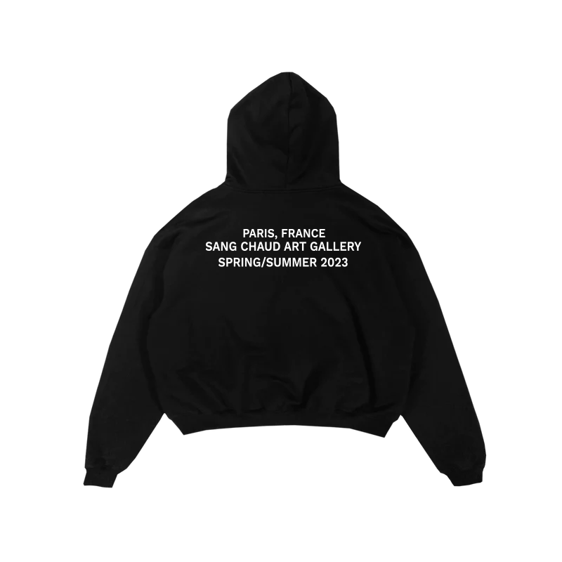 ENFANTS TERRIBLE HOODIE BLACK/WHITE