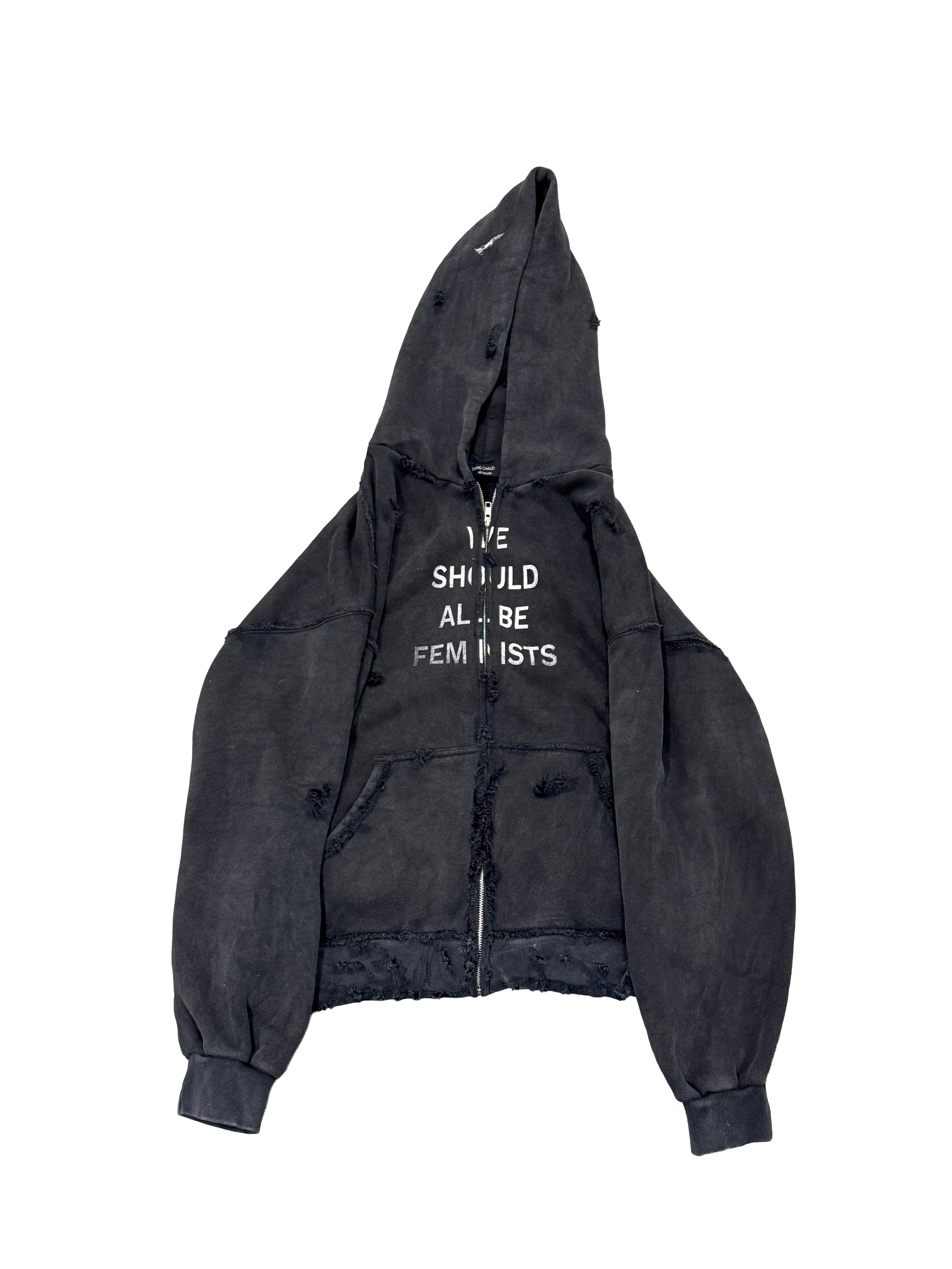 1 OF 1 SANG CHAUD ART GALLERY WE SHOULD ALL BE FEMINISTS ZIP HOODIE