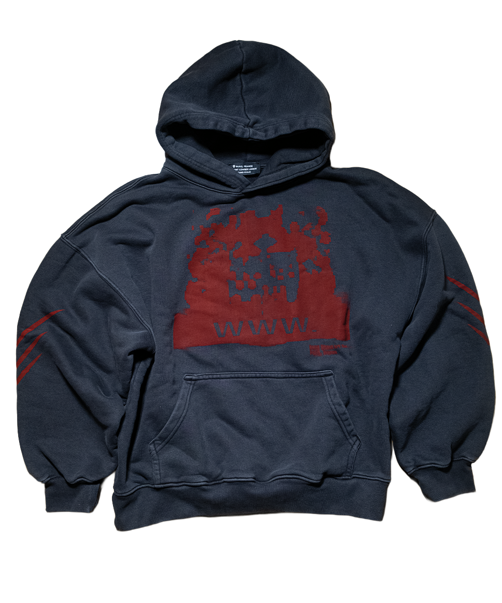 1 of 1 WWW. Hoodie Grey/Red