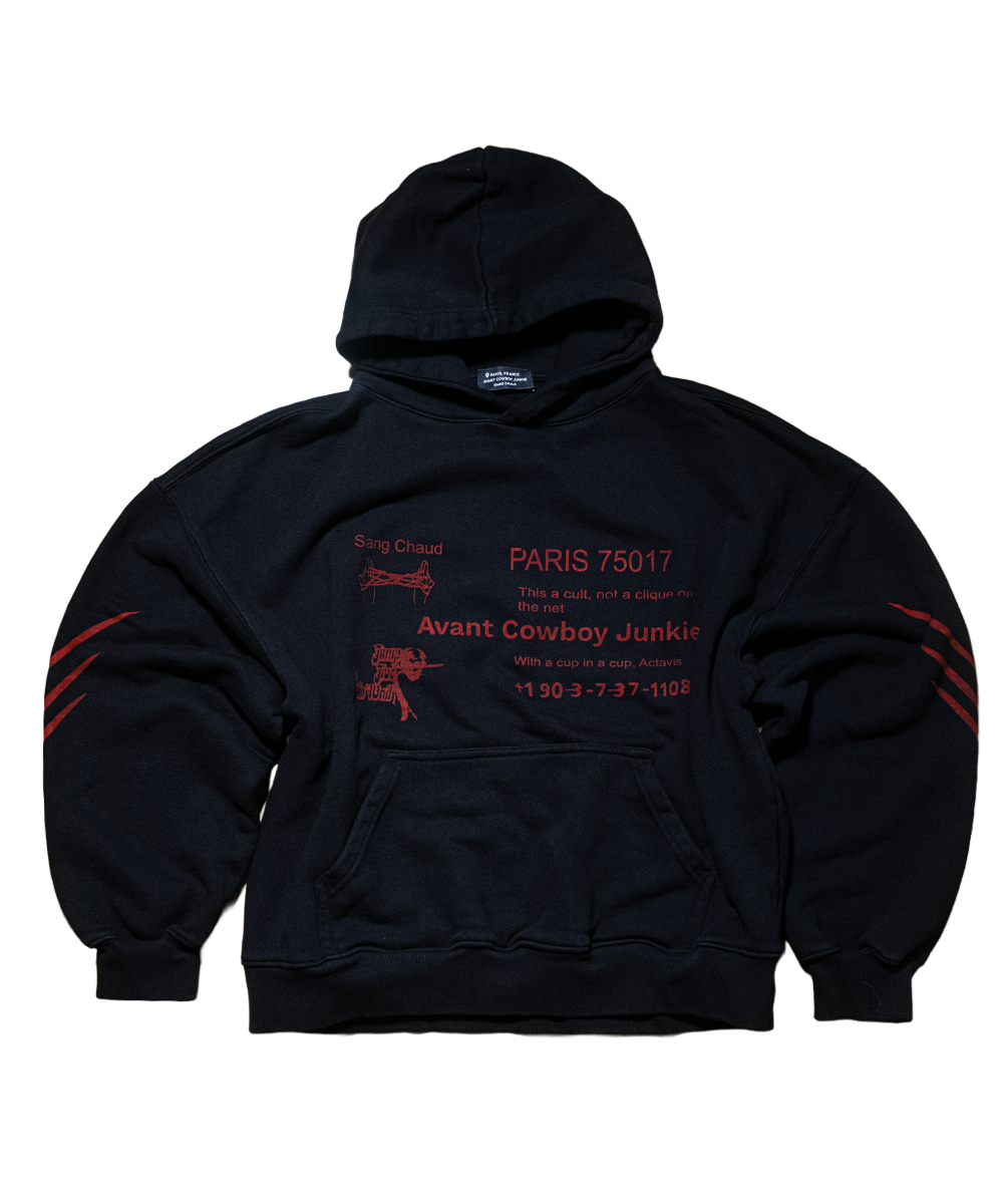 1 of 1 Avant Cowboy Junkie 75017 Hoodie Black/Red