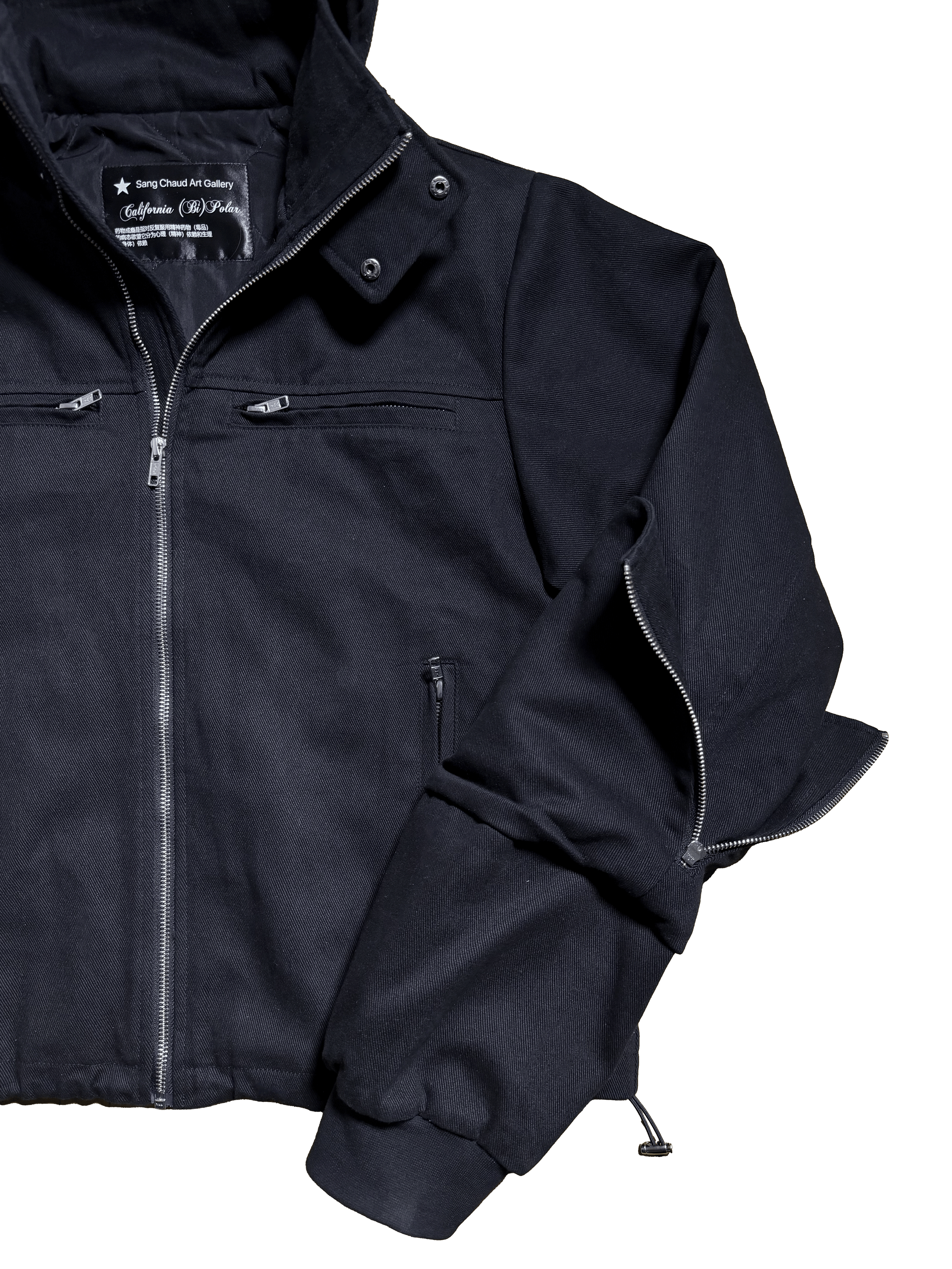 Sang Chaud Art Gallery California (Bi)Polar Twill Bomber Jacket