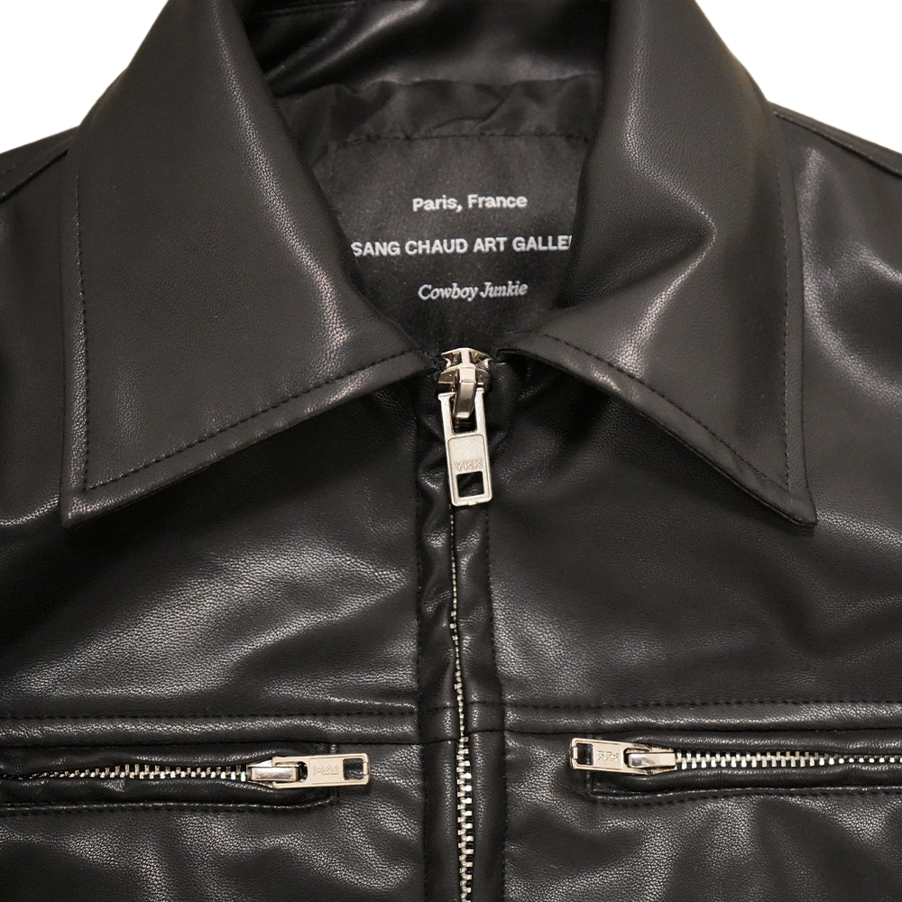 SANG CHAUD COWBOY JUNKIE LEATHER JACKET