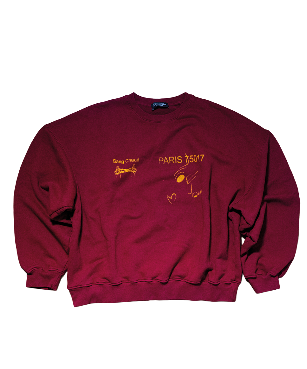 1 of 1 Sang Chaud 75017  Sweater Red