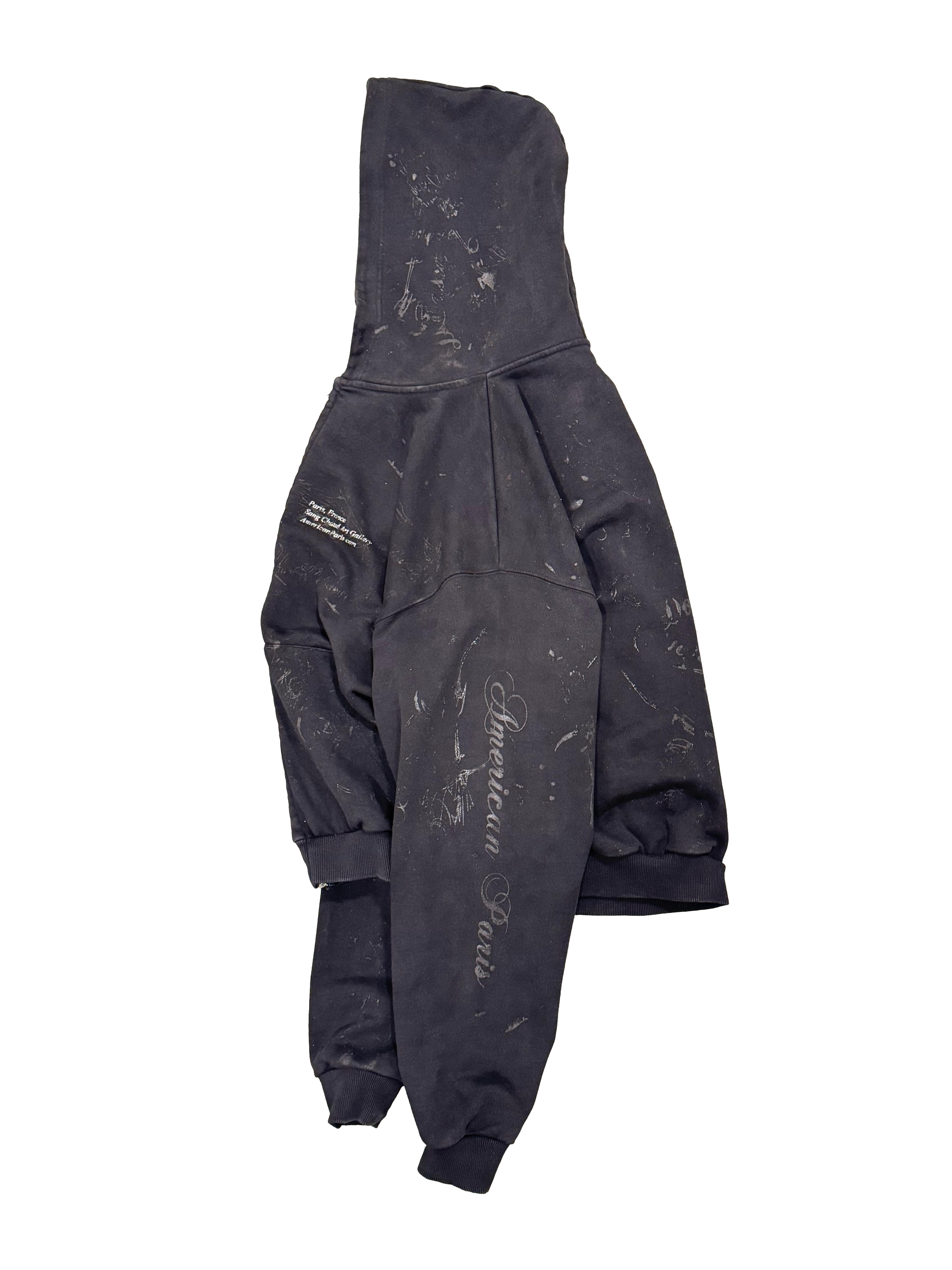 1 OF 1 SANG CHAUD ART GALLERY REPUBLIC ZIP HOODIE