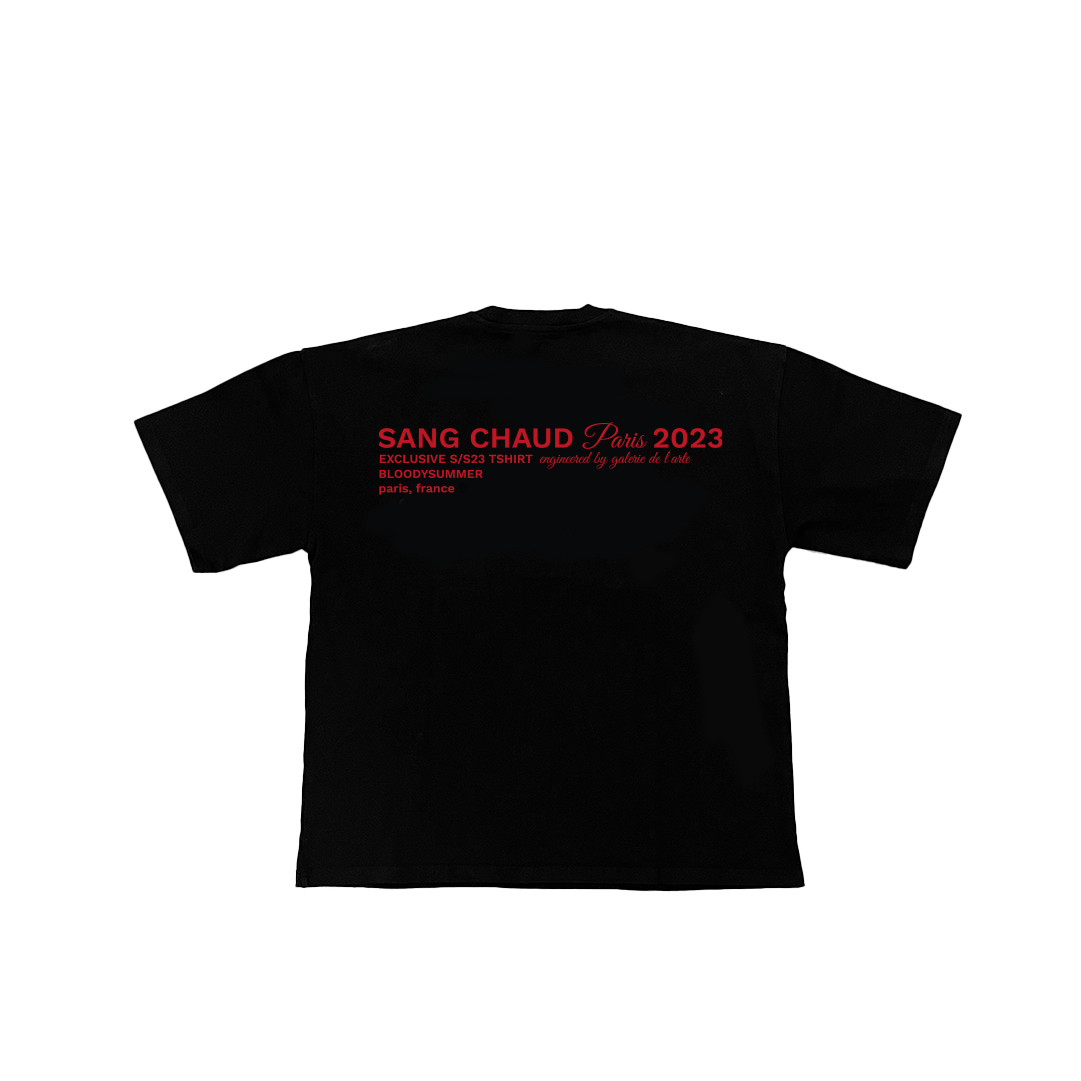 LOGO T-SHIRT BLACK/RED
