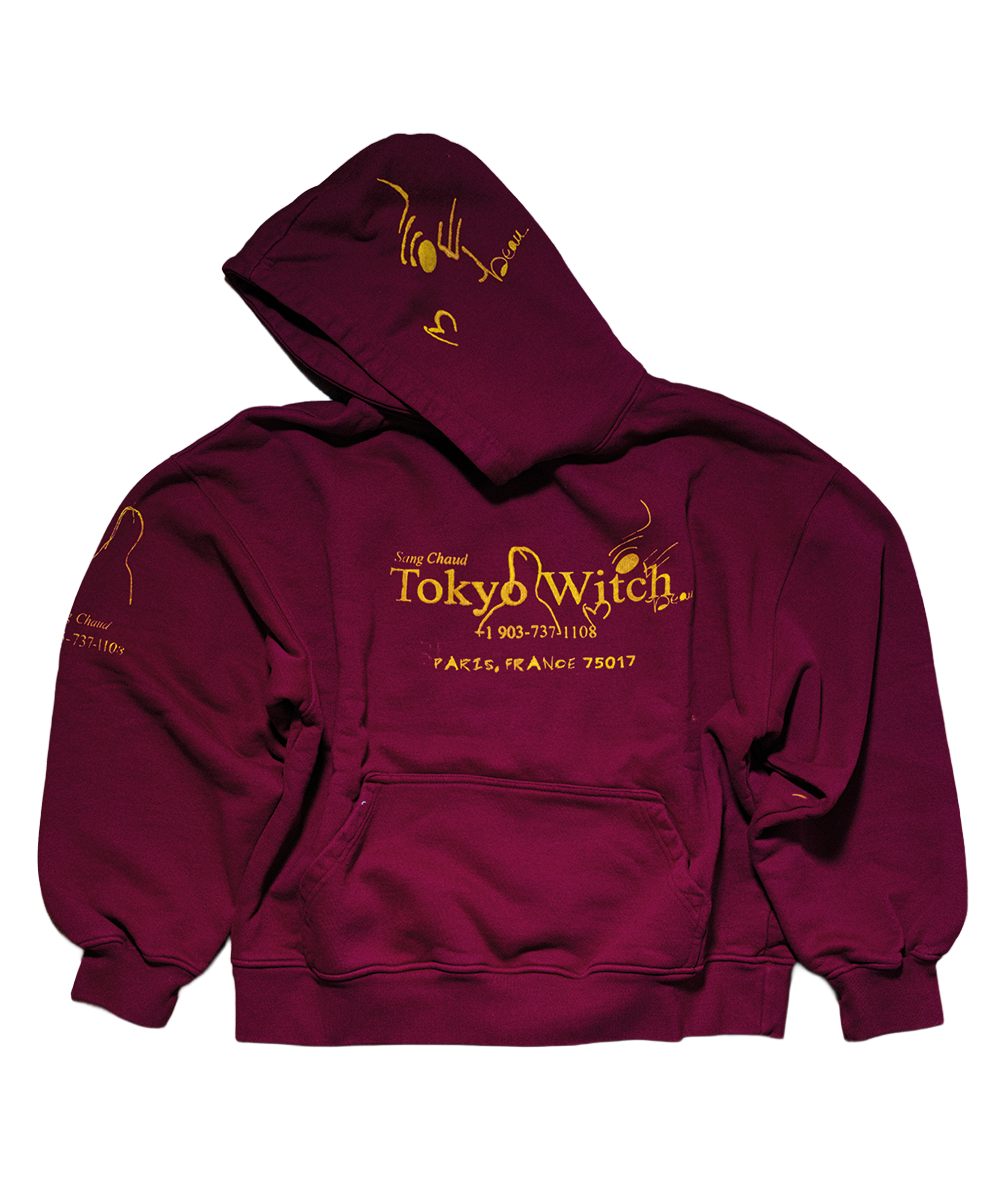 1 of 1 Tokyo Witch Beau Hoodie Red/Yellow