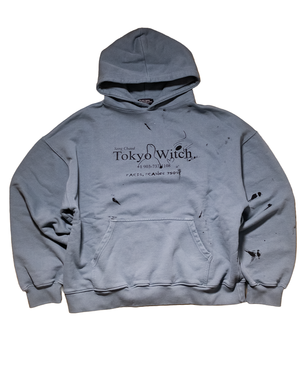 1 of 1  Tokyo Witch Hoodie Light Grey/Black