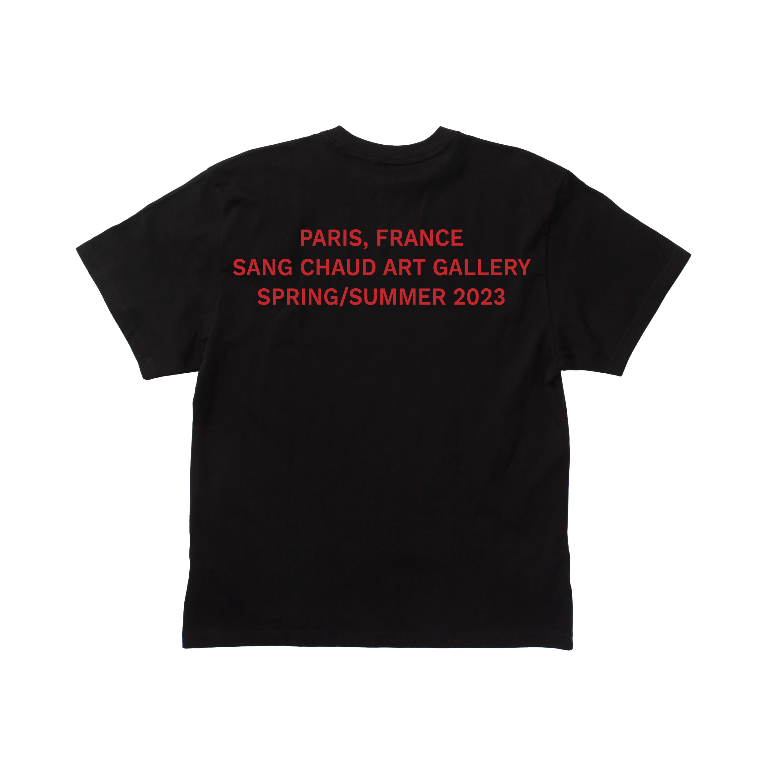 ART GALLERY 2023 T-SHIRT BLACK/RED