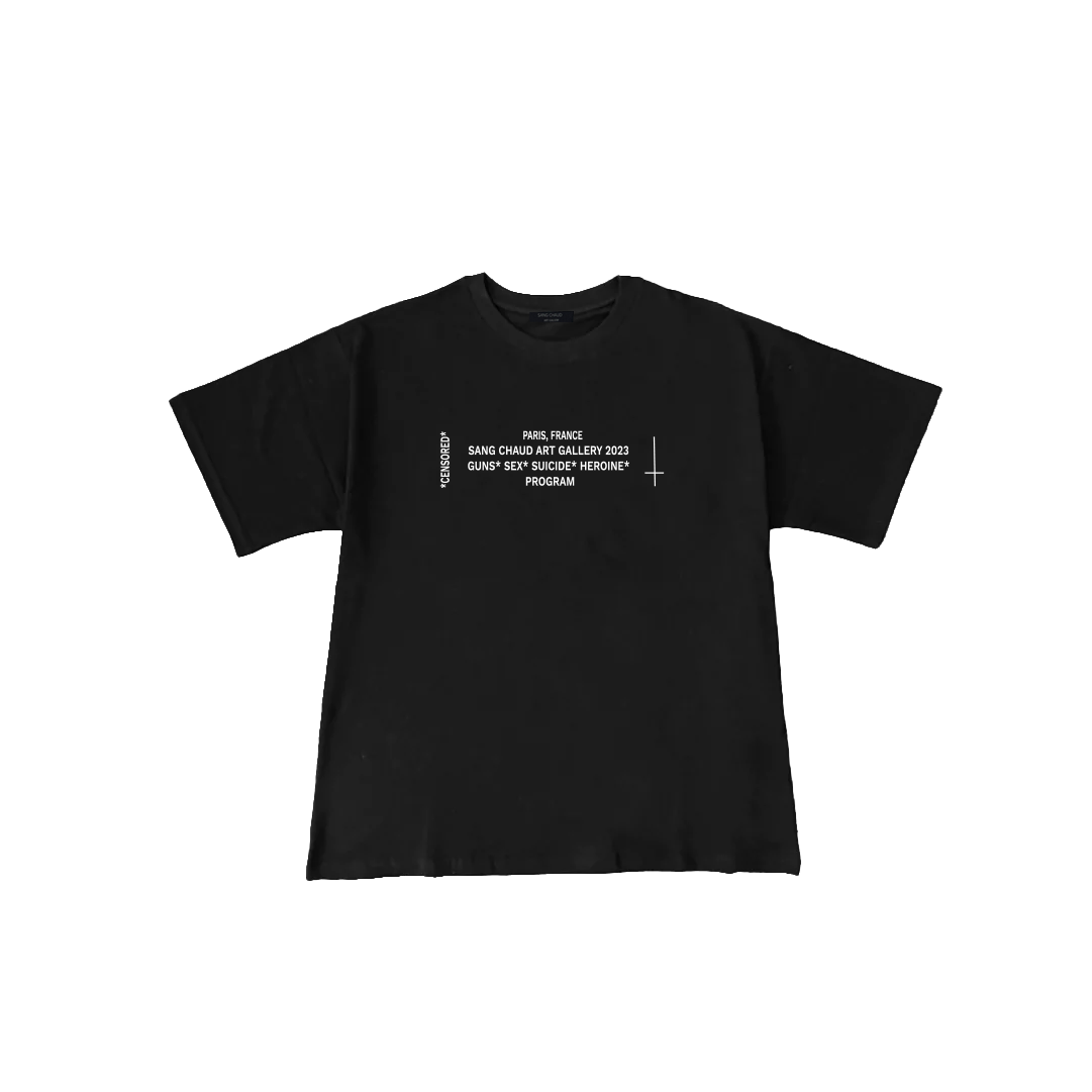 ART GALLERY 2023 T-SHIRT BLACK/WHITE