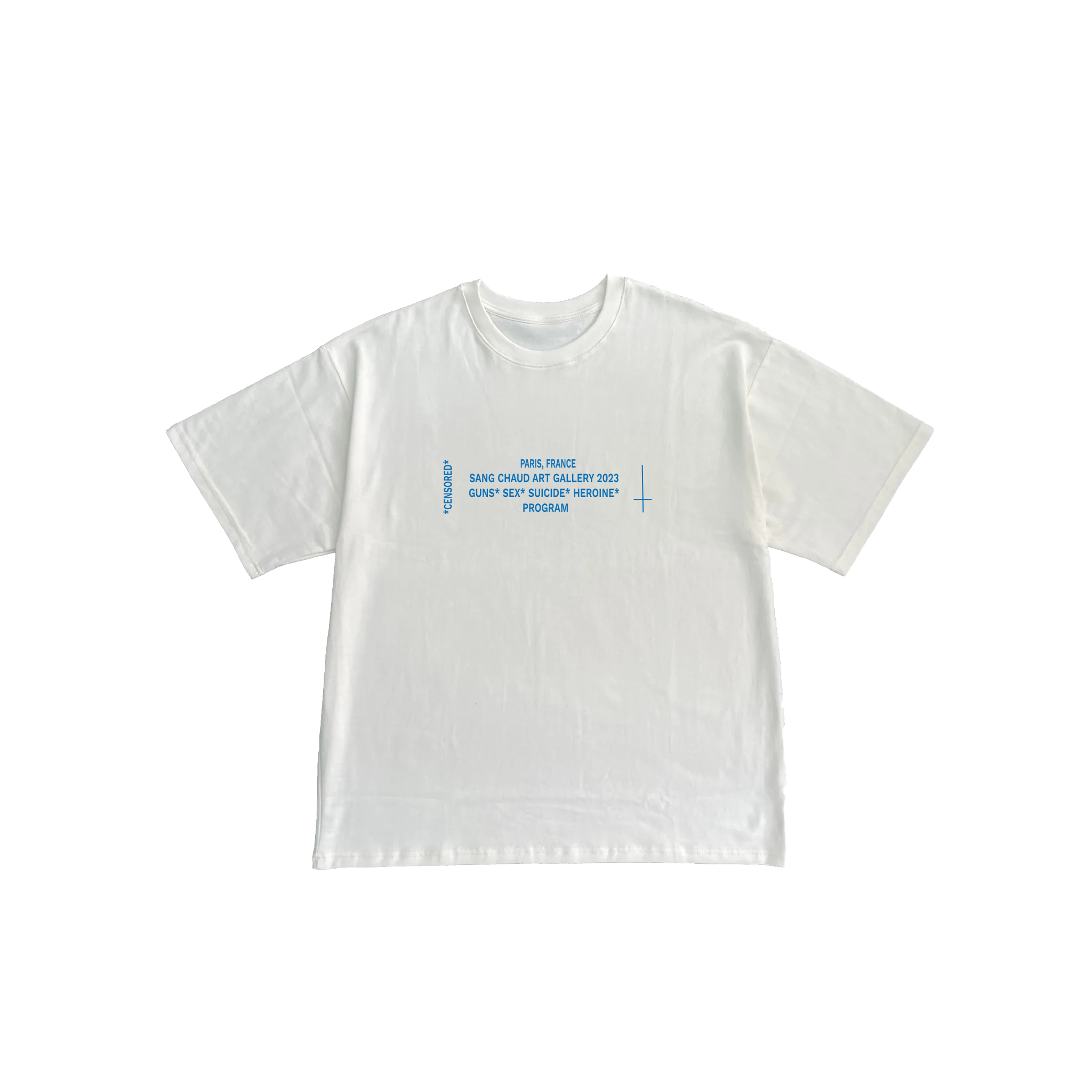 ART GALLERY 2023 T-SHIRT WHITE/BLUE