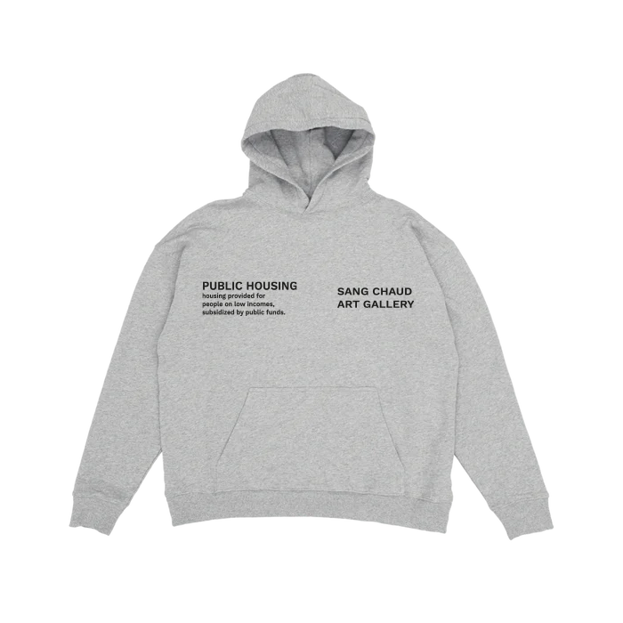 PUBLIC HOUSING HOODIE GREY