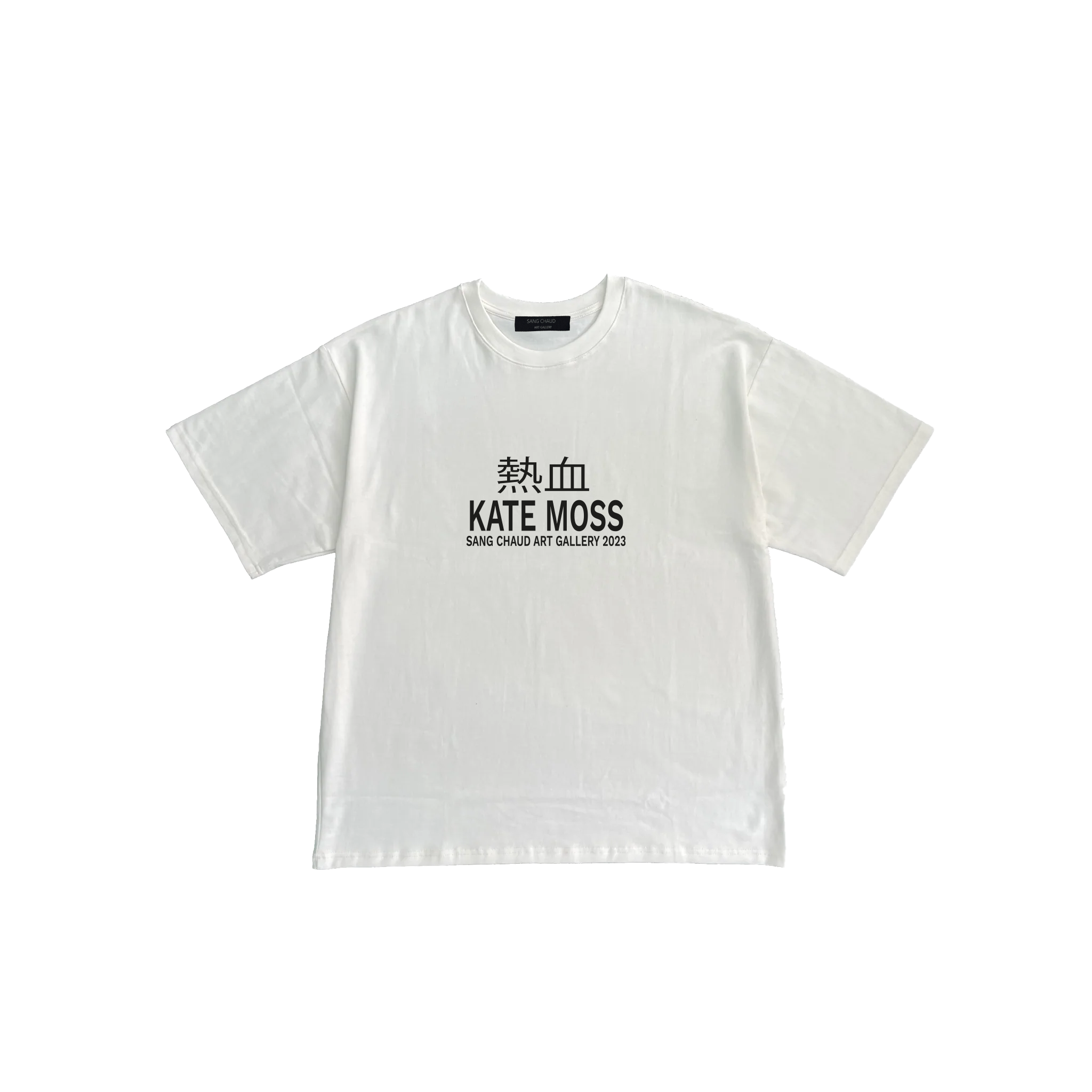 ART GALLERY 2023 KATE MOSS TSHIRT WHITE/BLACK