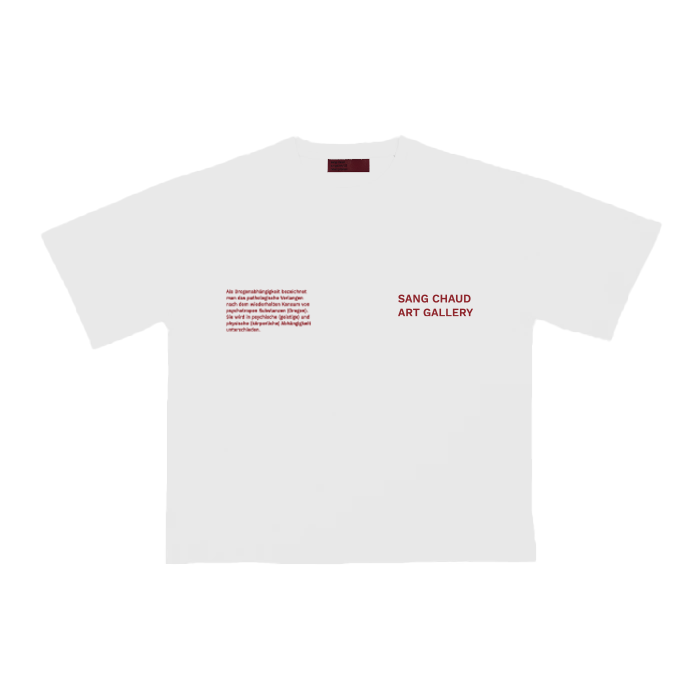 (DON'T) FEAR DRUGS T-SHIRT WHITE