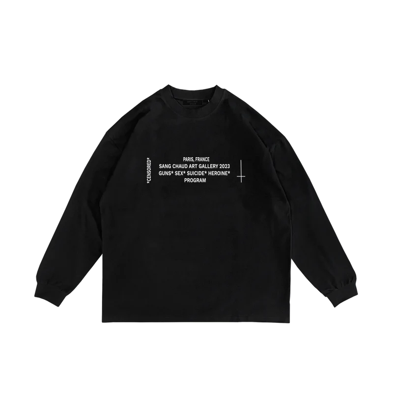 ART GALLERY 2023 LONGSLEEVE BLACK/WHITE
