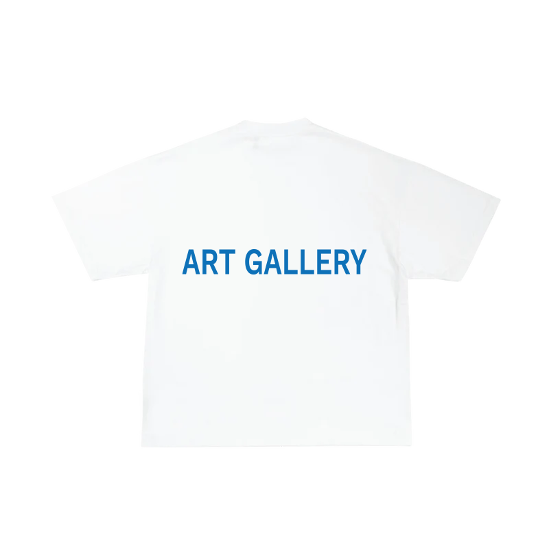 ART GALLERY 2023 LONGSLEEVE WHITE/BLUE