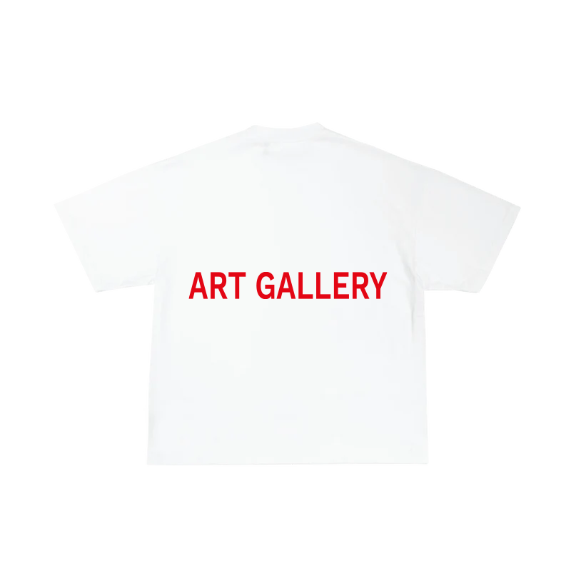 ART GALLERY 2023 T-SHIRT WHITE/RED